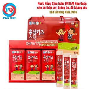 Nước hồng sâm Baby nhập khẩu Hàn quốc hộp 30 gói