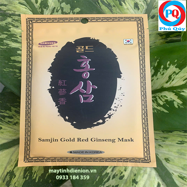 Cao dán hồng sâm Hàn Quốc Samjin gold red ginseng mask